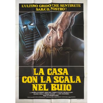 LA MAISON DE LA TERREUR Affiche de film- 100x140 cm. - 1983 - Andrea Occhipinti, Lamberto Bava