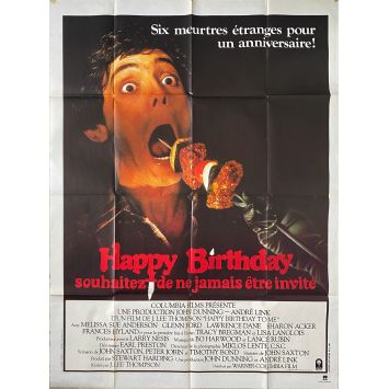 HAPPY BIRTHDAY TO ME Movie Poster- 47x63 in. - 1981 - J. Lee Thompson, Melissa Sue Anderson