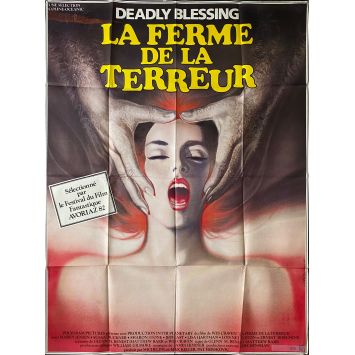 LA FERME DE LA TERREUR Affiche de film- 120x160 cm. - 1981 - Sharon Stone, Wes Craven