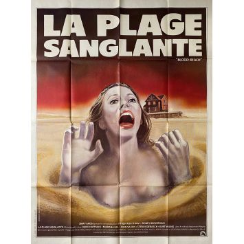 BLOOD BEACH Movie Poster- 47x63 in. - 1980 - Jeffrey Bloom, David Huffman