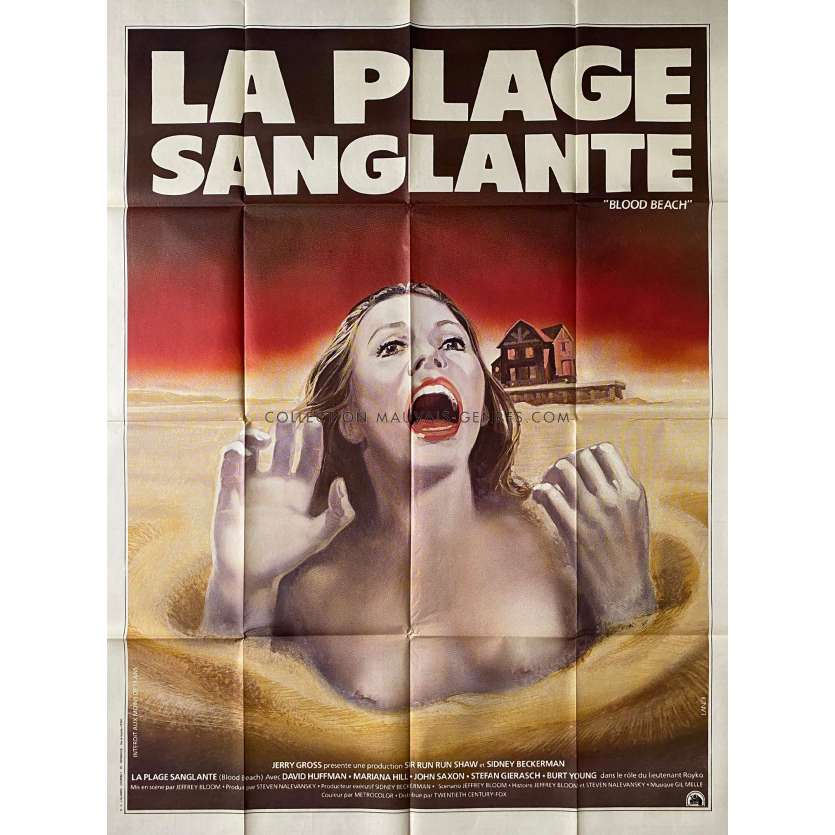 LA PLAGE SANGLANTE Affiche de film- 120x160 cm. - 1980 - David Huffman, Jeffrey Bloom