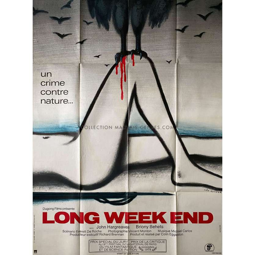 LONG WEEKEND Affiche de film- 120x160 cm. - 1978 - 0, Colin Eggleston