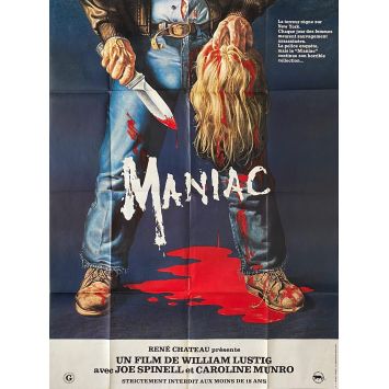 MANIAC Movie Poster- 47x63 in. - 1980 - William Lustig, Joe Spinell