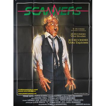 SCANNERS Affiche de film- 120x160 cm. - 1981 - Patrick McGoohan, David Cronenberg