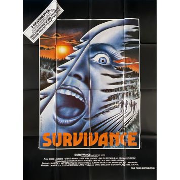 SURVIVANCE Affiche de film- 120x160 cm. - 1981 - George Kennedy, Jeff Lieberman