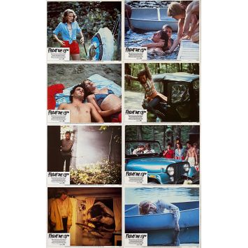 VENDREDI 13 Photos de film x8 - 28x36 cm. - 1980 - Kevin Bacon, Sean S. Cunningham