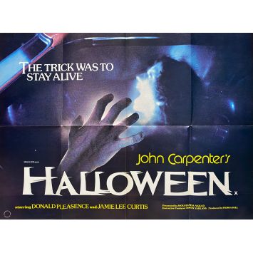 HALLOWEEN Movie Poster- 30x40 in. - 1978 - John Carpenter, Jamie Lee Curtis