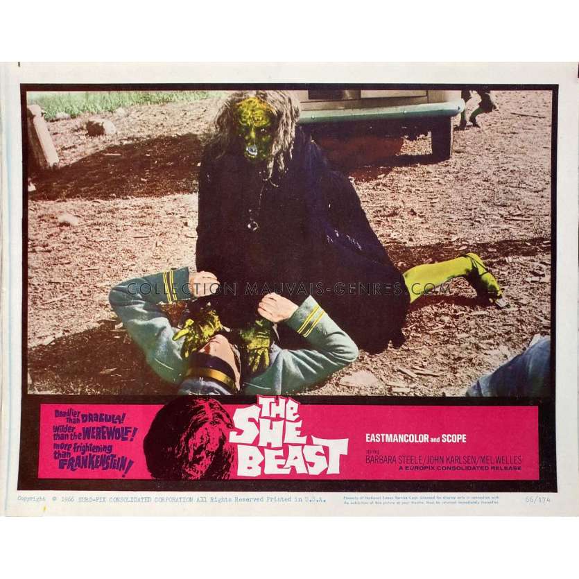 THE SHE BEAST Photo de film N03 - 28x36 cm. - 1966 - Barbara Steele, Michael Reeves