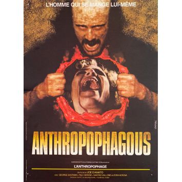 ANTHROPOPHAGEOUS Affiche de film- 40x54 cm. - 1980 - George Eastman, Joe D'Amato