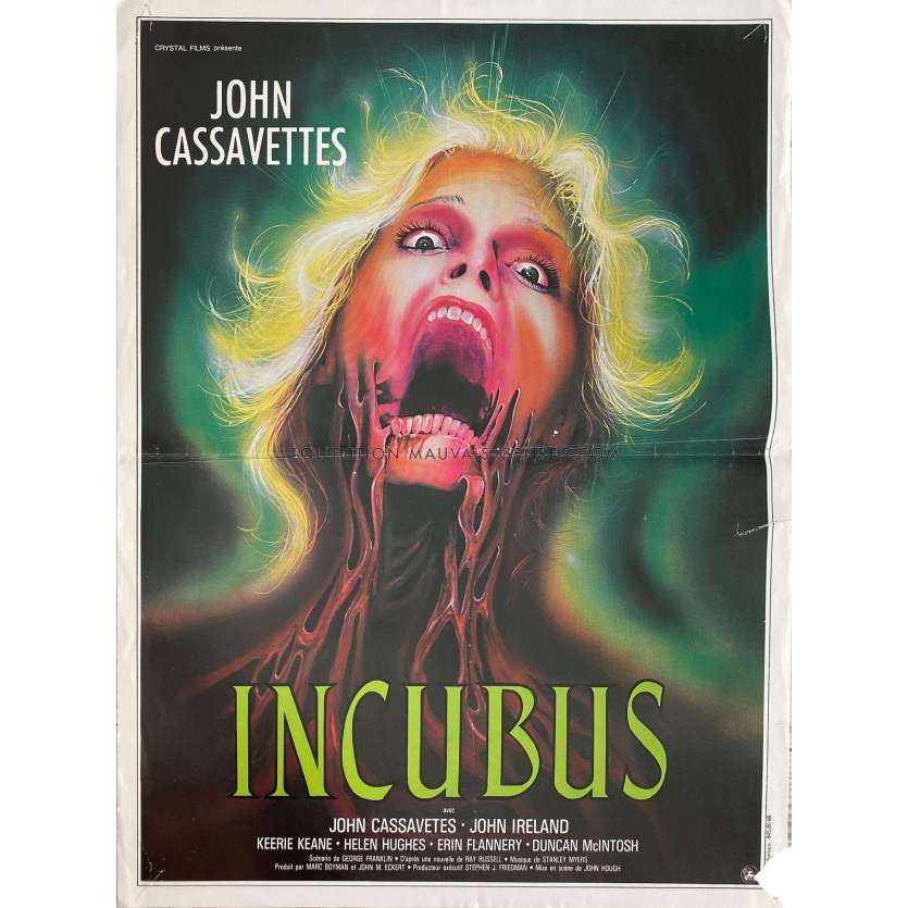 THE INCUBUS Movie Poster- 15x21 in. - 1982 - John Hough, John Cassavetes