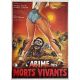 L'ABIME DES MORTS VIVANTS Affiche de film- 40x54 cm. - 1982 - Manuel Gelin, Jesus Franco