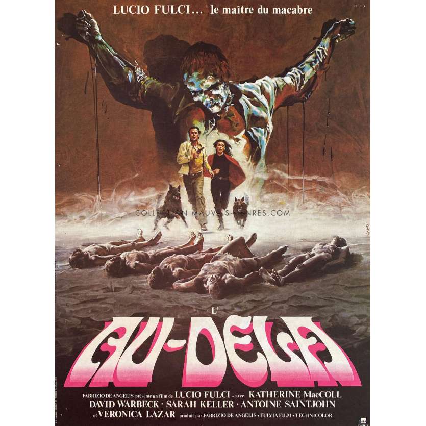 L'AU DELA Affiche de film- 40x54 cm. - 1981 - Catriona MacColl, Lucio Fulci