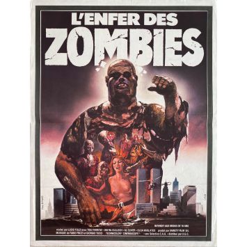 ZOMBIE Movie Poster- 15x21 in. - 1979 - Lucio Fulci, Tisa Farrow