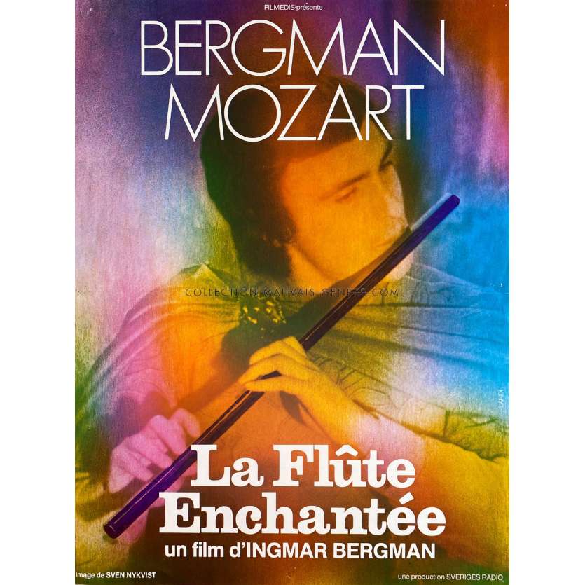 LA FLUTE ENCHANTEE Affiche de film- 40x54 cm. - 1975 - Ulrik Cold, Ingmar Bergman