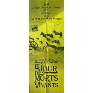 LE JOUR DES MORTS VIVANTS Affiche de film- 60x160 cm. - 1985 - Lori Cardille, George A. Romero