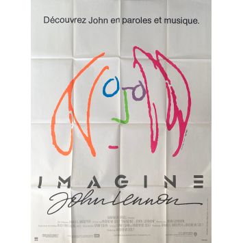IMAGINE JOHN LENNON Affiche de film- 120x160 cm. - 1988 - Paul McCartney, Andrew Solt