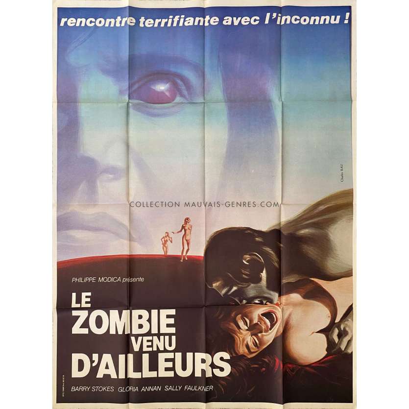 LE ZOMBI VENU D'AILLEURS Affiche de film- 120x160 cm. - 1977 - Barry Stokes, Norman J. Warren