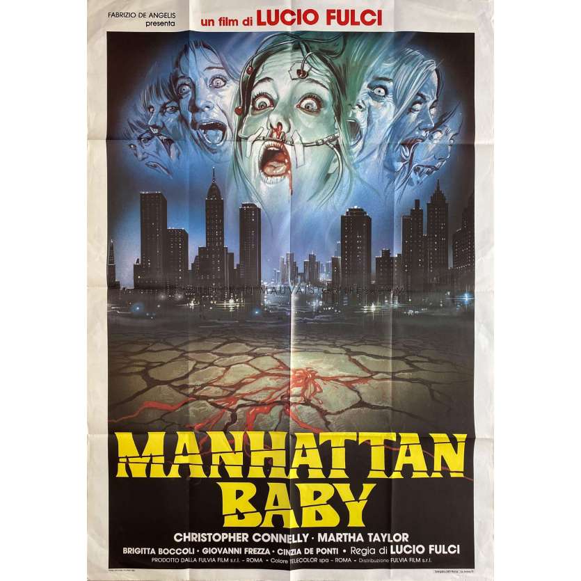 MANHATTAN BABY Movie Poster- 39x55 in. - 1982 - Lucio Fulci, Christopher Connelly
