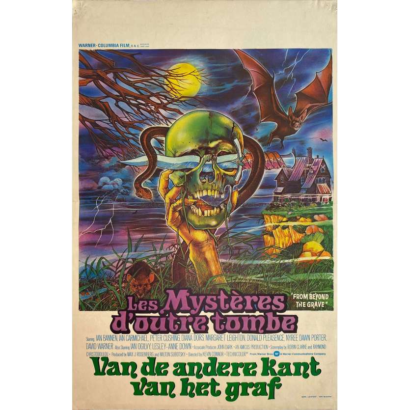 FRISSONS D'OUTRE TOMBE Affiche de film- 35x55 cm. - 1974 - Peter Cushing, Kevin Connor