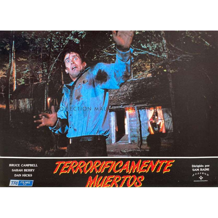 EVIL DEAD 2 Lobby Card N03 - 9x12,5 in. - 1987 - Sam Raimi, Bruce Campbell