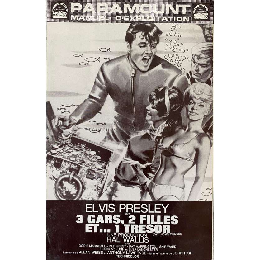 EASY COME, EASY GO Herald/Trade Ad 4p - 9x12 in. - 1967 - John Rich, Elvis Presley