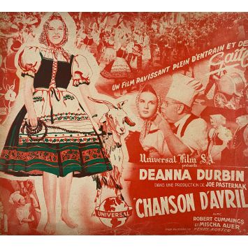 CHANSON D'AVRIL Dossier de presse- 21x30 cm. - 1940 - Deanna Durbin, Henry Koster