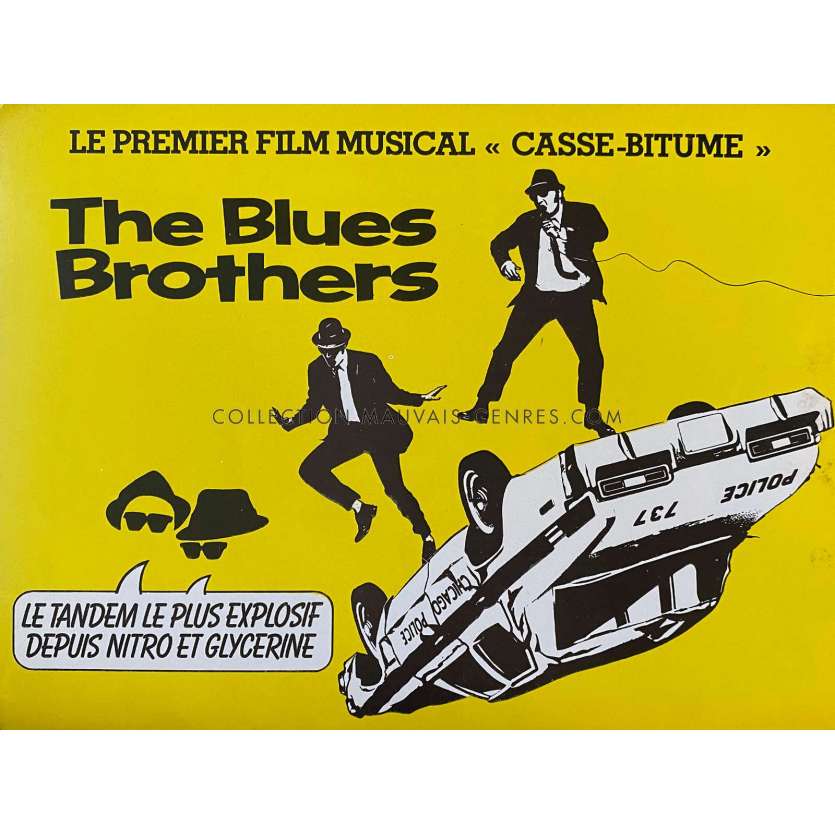 THE BLUES BROTHERS Synopsis 4p - 24x30 cm. - 1981 - John Belushi, John Landis