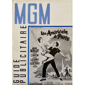 UN AMERICAIN A PARIS Dossier de presse 10p - 21x30 cm. - 1951 - Gene Kelly, Vicente Minelli