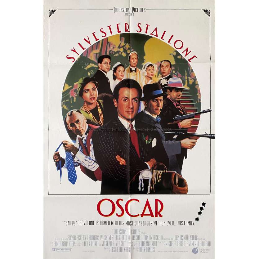 OSCAR (1991) Movie Poster- 27x40 in. - 1991 - Ornella Mutti, Sylvester Stallone