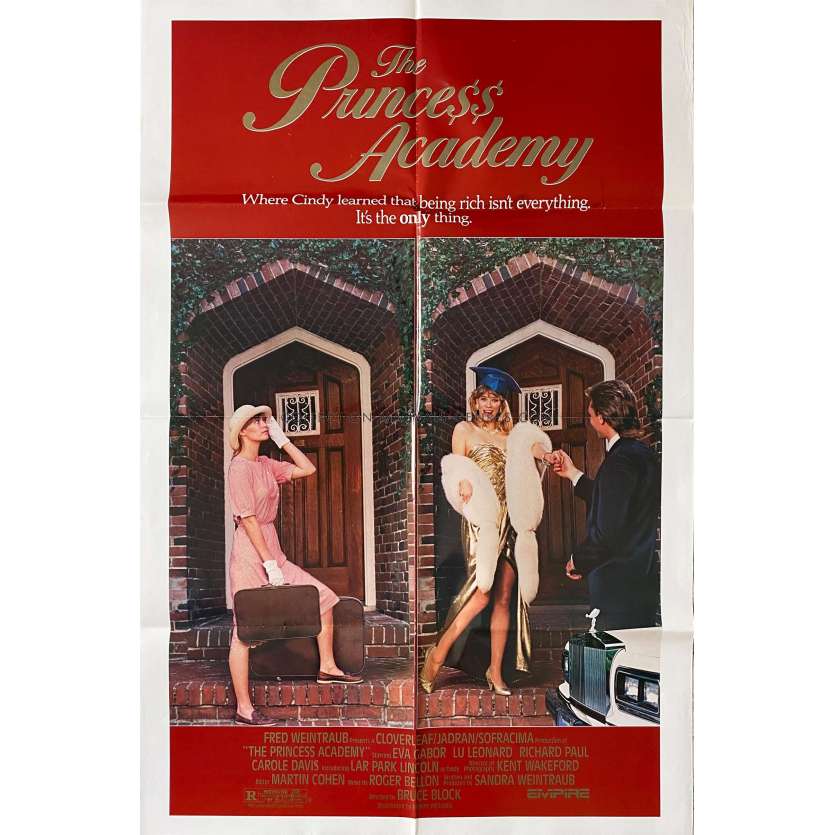 THE PRINCESS ACADEMY Affiche de cinéma- 69x104 cm. - 1987 - Eva Gabor, Bruce A. Block