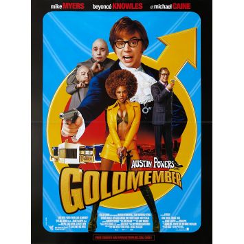 AUSTIN POWERS IN GOLDMEMBER Movie Poster- 15x21 in. - 2002 - Jay Roach, Mike Myers, Beyoncé