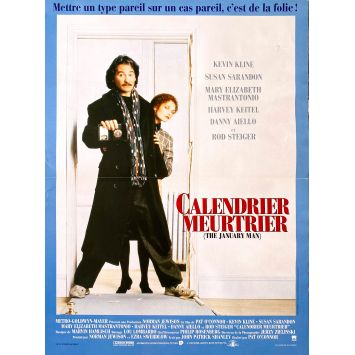 CALENDRIER MEURTRIER Affiche de cinéma- 40x54 cm. - 1989 - Mary Elizabeth Mastrantonnio, Kevin Kline