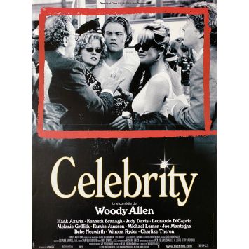 CELEBRITY Affiche de cinéma- 40x54 cm. - 1998 - Leonardo DiCaprio, Woody Allen
