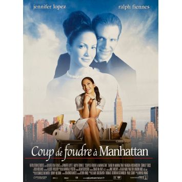 COUP DE FOUDRE A MANHATTAN Affiche de cinéma- 40x54 cm. - 2002 - Jennifer Lopez, Wayne Wang