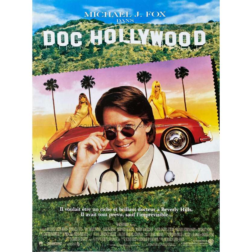 DOC HOLLYWOOD Affiche de cinéma- 40x54 cm. - 1991 - Michael J. Fox, Michael Caton-Jones