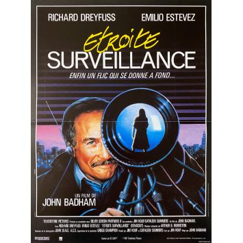 ETROITE SURVEILLANCE Affiche de cinéma- 40x54 cm. - 1987 - Richard Dreyfuss, John Badham