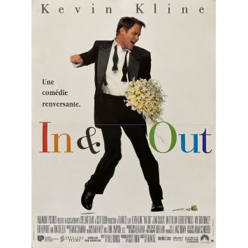 IN & OUT Movie Poster- 15x21 in. - 1997 - Franck Oz, Kevin Kline