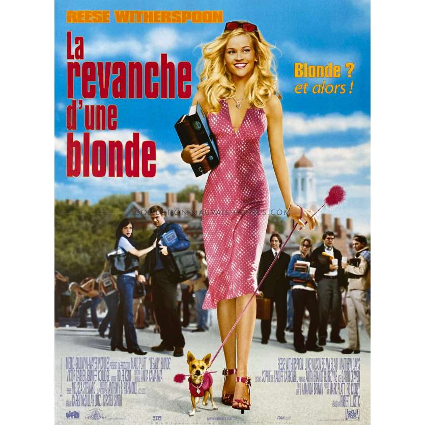 LEGALLY BLONDE Movie Poster- 15x21 in. - 2001 - Reese Witherspoon, Luke Wilson