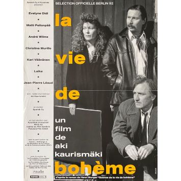 LA VIE DE BOHEME Movie Poster- 15x21 in. - 1992 - Aki Kaurismäki, Matti Pellonpää