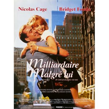 MILLIARDAIRE MALGRE LUI Affiche de cinéma- 40x54 cm. - 1994 - Nicolas Cage, Andrew Bergman