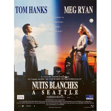NUITS BLANCHES A SEATTLE Affiche de cinéma- 40x54 cm. - 1993 - Tom Hanks, Meg Ryan, Nora Ephron