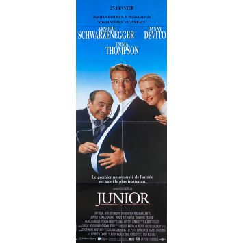 JUNIOR Movie Poster- 23x63 in. - 1994 - Ivan Reitman, Arnold Schwarzenegger