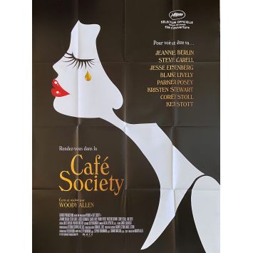 CAFE SOCIETY Movie Poster- 47x63 in. - 2016 - Woody Allen, Jesse Eisenberg