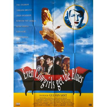 EVEN COWGIRLS HAVE THE BLUES Movie Poster- 47x63 in. - 1993 - Uma Thurman, Angie Dickinson