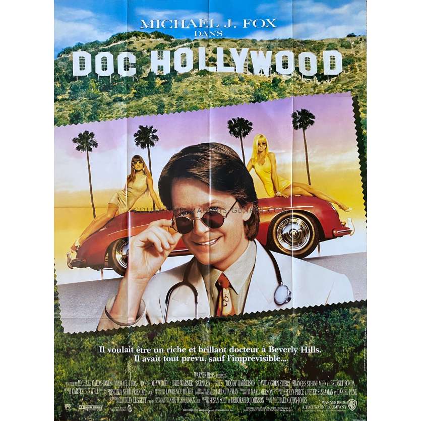 DOC HOLLYWOOD Affiche de cinéma- 120x160 cm. - 1991 - Michael J. Fox, Michael Caton-Jones