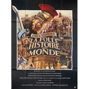 LA FOLLE HISTOIRE DU MONDE Affiche de cinéma- 120x160 cm. - 1981 - Gregory Hines, Mel Brooks