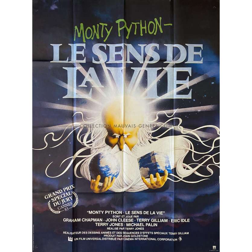 MONTY PYTHON - LE SENS DE LA VIE Affiche de cinéma- 120x160 cm. - 1983 - John Cleese, Terry Jones