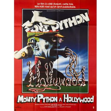 MONTY PYTHON A HOLLYWOOD Affiche de cinéma- 120x160 cm. - 1982 - John Cleese, Michael Palin, Terry Hughes