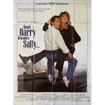 QUAND HARRY RENCONTRE SALLY Affiche de cinéma- 120x160 cm. - 1989 - Billy Crystal, Rob Reiner