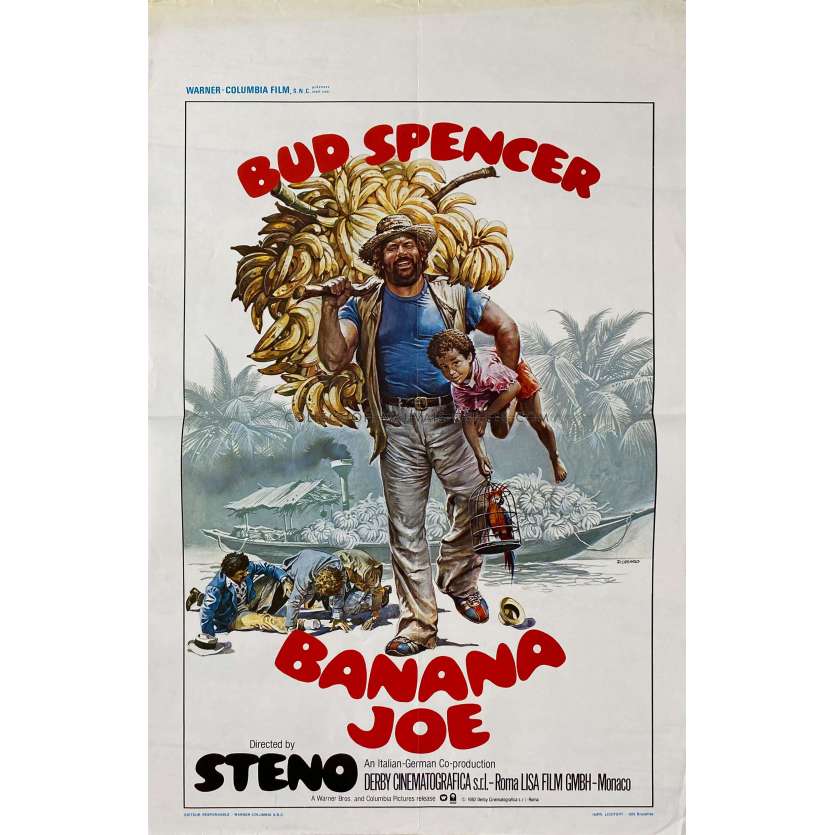 BANANA JOE Movie Poster- 14x21 in. - 1982 - Steno, Bud Spencer